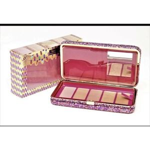 Tarte Life of the Party Clay Blush Cheek Palette Glitter Clutch
